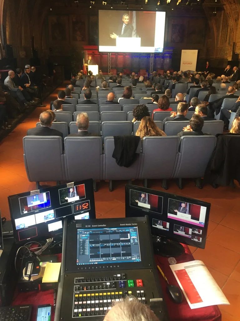 Regia tecnica durante un convegno